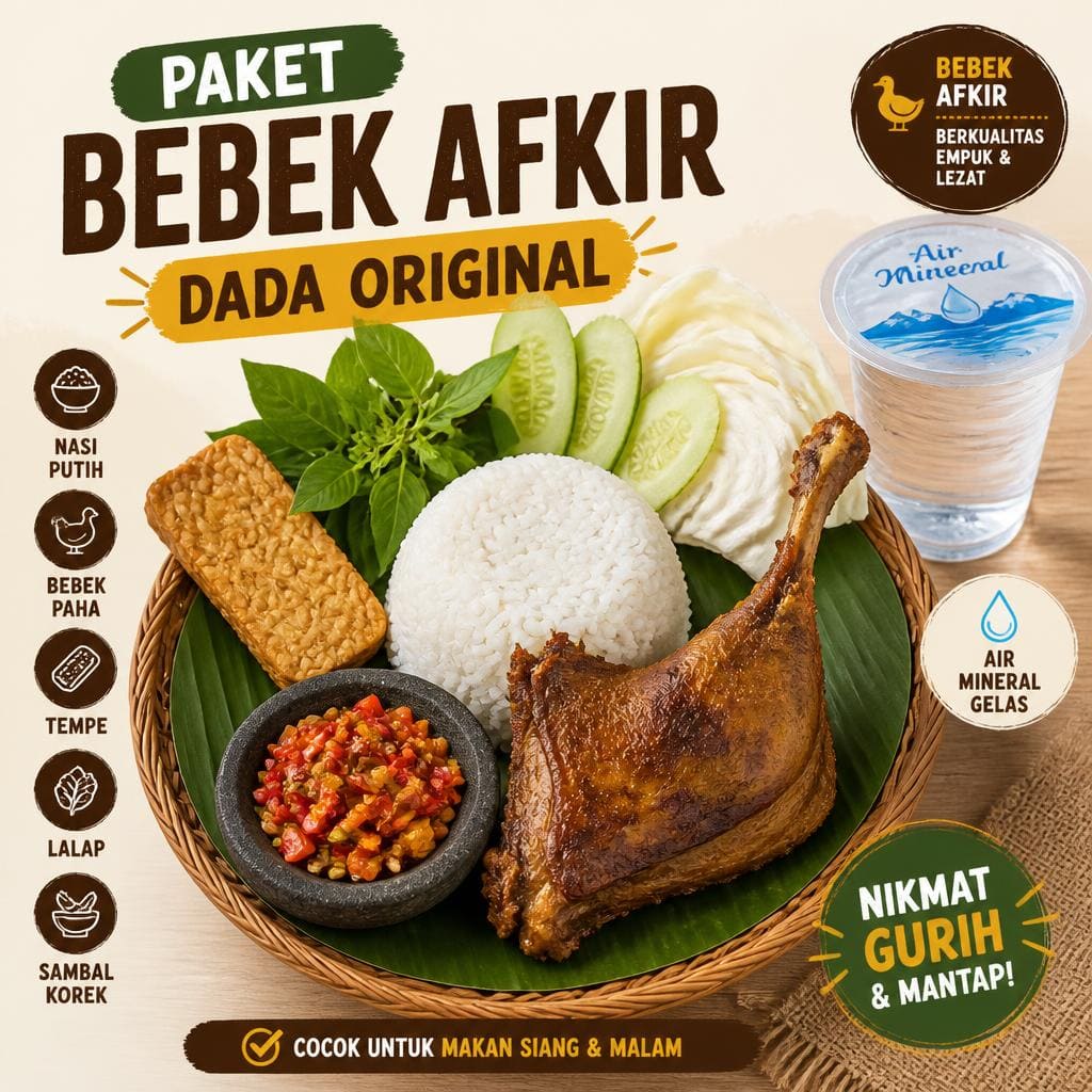 Paket Bebek Afkir Dada Original